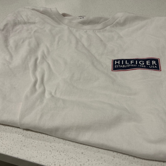 Tommy Hilfiger White Short Sleeve Shirt - Picture 1 of 4